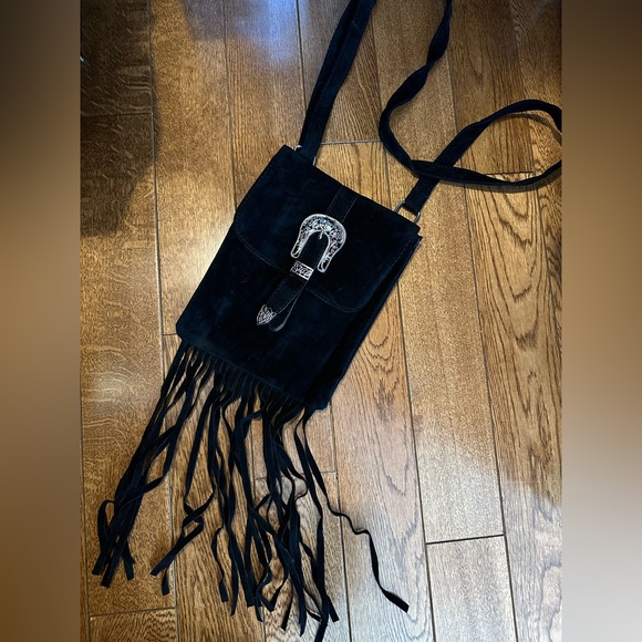 Vintage Handbags - Fringe buckle purse